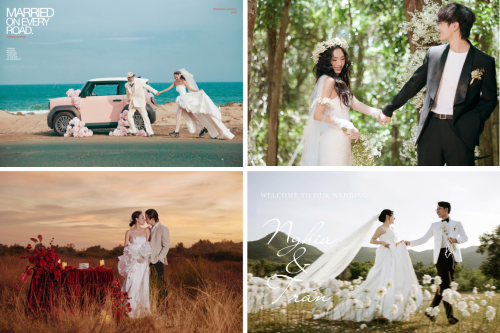 Địa điểm chụp đa dạng